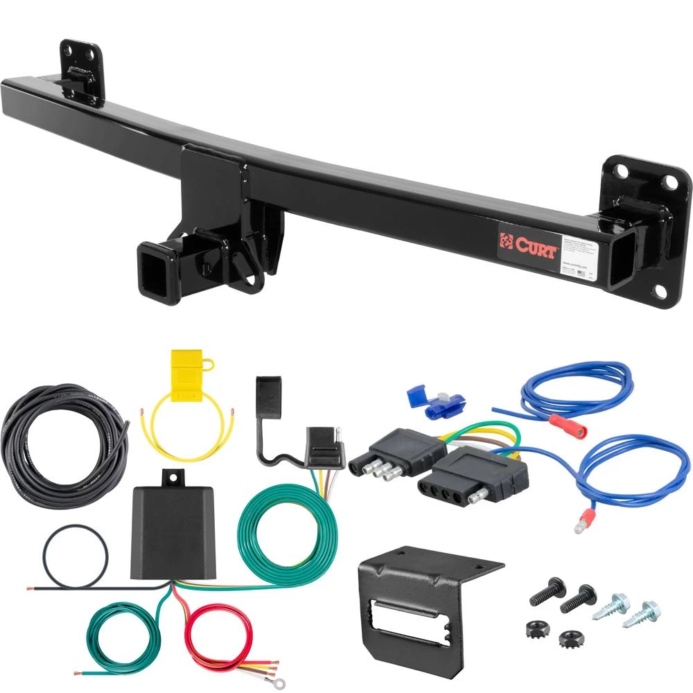 For 2007-2015 Audi Q7 Trailer Hitch + Wiring 5 Pin Fits All Models Curt 13220 2 inch Tow Receiver