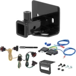 For 2006-2009 Mitsubishi Raider Trailer Hitch + Wiring 5 Pin Fits All Models Curt 13229 2 inch Tow Receiver