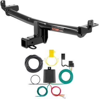 For 2015-2018 Audi Q3 Trailer Hitch + Wiring 4 Pin Fits All Models Curt 13238 59236 2 inch Tow Receiver