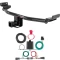 For 2019-2021 Hyundai Tucson Trailer Hitch + Wiring 4 Pin Except Night Edition Curt 13240 56442 2 inch Tow Receiver