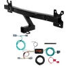 For 15-18 Volvo V60 Trailer Hitch + Wiring 4 Pin Curt 13266 56287 2 inch Tow Receiver