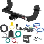 For 2007-2009 Dodge Sprinter 2500 Trailer Hitch + Wiring 5 Pin Fits Cab & Chassis w/ 170 IN Wheel Base w/o Factory Tow Package Curt 13275 2 inch Tow Receiver