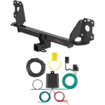 For 2017-2025 Audi Q7 Trailer Hitch + Wiring 4 Pin Fits All Models Curt 13277 59236 2 inch Tow Receiver
