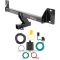 For 2016-2020 Mercedes GLC300 Trailer Hitch + Wiring 4 Pin Except Premium Package Curt 13290 59236 2 inch Tow Receiver