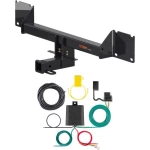 For 2016-2018 Mercedes GLE350 Trailer Hitch + Wiring 4 Pin Fits All Models Curt 13294 59236 2 inch Tow Receiver