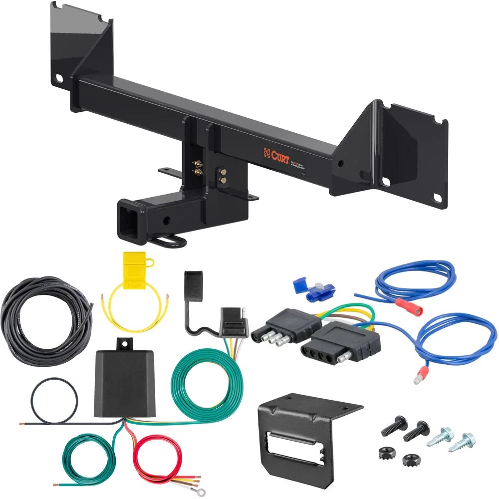 For 2016-2018 Mercedes GLE350 Trailer Hitch + Wiring 5 Pin Fits All Models Curt 13294 2 inch Tow Receiver