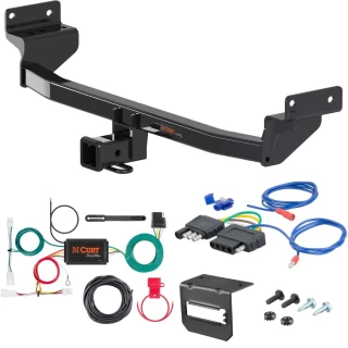 For 2018-2022 Kia Niro Trailer Hitch + Wiring 5 Pin Except Plug-In & EV Curt 13329 2 inch Tow Receiver