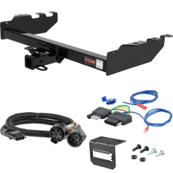 For 2003-2006 GMC Sierra 1500 Trailer Hitch + Wiring 5 Pin Fits All Models Curt 13332 2 inch Tow Receiver