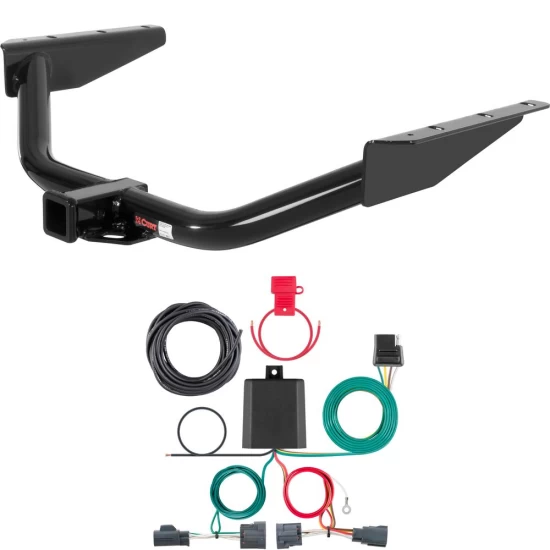 For 2007-2012 Dodge Nitro Trailer Hitch + Wiring 4 Pin Fits All Models Curt 13334 56334 2 inch Tow Receiver