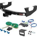 For 2008-2016 Ford F350 Super Duty Trailer Hitch + Wiring 5 Pin Except Cab & Chassis Curt 13355 2 inch Tow Receiver