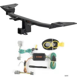 For 10-19 Ford Taurus All Models Trailer Hitch + Wiring 4 Pin Curt 13379 56093 2 inch Tow Receiver