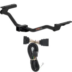 For 11-19 Ford Explorer All Models Trailer Hitch + Wiring 4 Pin Curt 13386 56172 2 inch Tow Receiver