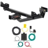 For 12-15 Mercedes-Benz ML350 16-19 GLE SUV Trailer Hitch + Wiring 4 Pin Curt 13411 59236 2 inch Tow Receiver