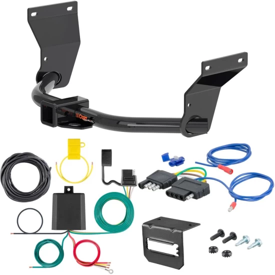 For 2019-2024 Acura RDX Trailer Hitch + Wiring 5 Pin Fits All Models Curt 13423 2 inch Tow Receiver