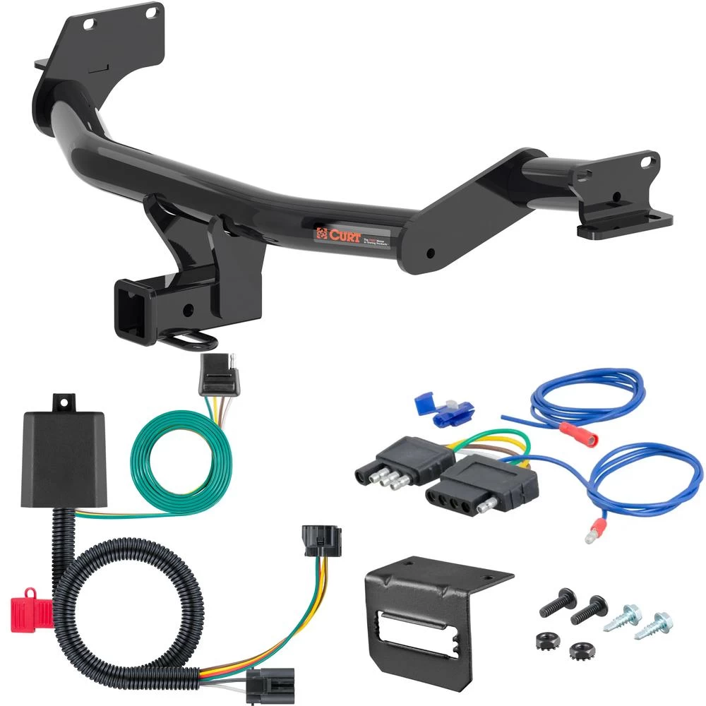 For 2020-2022 Hyundai Palisade Trailer Hitch + Wiring 5 Pin Fits All Models Curt 13427 2 inch Tow Receiver