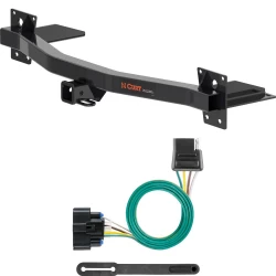 For 18-23 Chevrolet Traverse 24-24 Limited 18-24 Buick Enclave All Models Trailer Hitch + Wiring 4 Pin Curt 13433 56394 2 inch Tow Receiver