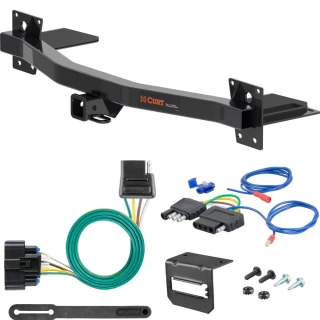 For 2018-2023 Chevy Traverse Trailer Hitch + Wiring 5 Pin Fits All Models Curt 13433 2 inch Tow Receiver