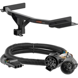 For 20-27 Ford Explorer w/ Existing USCAR 7-way Trailer Hitch + Wiring 4 Pin Curt 13438 55384 2 inch Tow Receiver