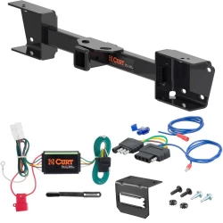 For 19-27 Subaru Ascent All Models Trailer Hitch + Wiring 5 Pin Curt 13448 2 inch Tow Receiver