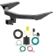 For 2022-2024 Acura MDX Trailer Hitch + Wiring 4 Pin Fits All Models Curt 13472 59236 2 inch Tow Receiver