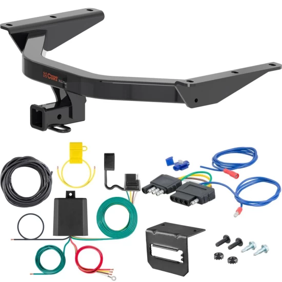 For 2022-2024 Acura MDX Trailer Hitch + Wiring 5 Pin Fits All Models Curt 13472 2 inch Tow Receiver