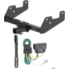 For 15-20 Ford F-150 17-20 F-150 Raptor w/o Factory Hitch Trailer Hitch + Wiring 4 Pin Curt 13475 56110 2 inch Tow Receiver