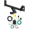 For 21-22 Mercedes-Benz GLC300 Trailer Hitch + Wiring 4 Pin Curt 13477 59236 2 inch Tow Receiver