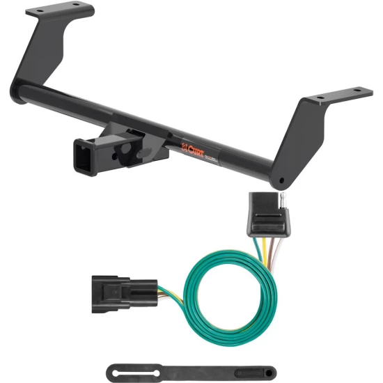 For 2021-2022 Buick Envision Trailer Hitch + Wiring 4 Pin Fits All Models Curt 13479 56325 2 inch Tow Receiver