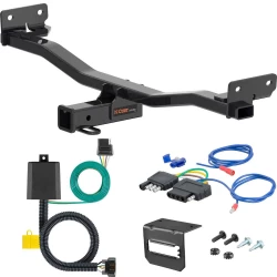 For 22-24 Hyundai Tucson 25-27 XRT Models Trailer Hitch + Wiring 5 Pin Curt 13485 2 inch Tow Receiver