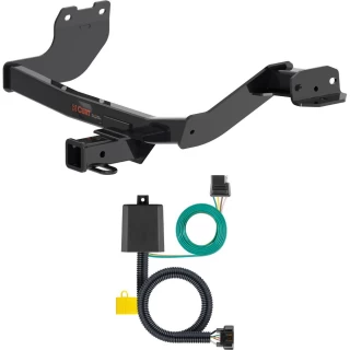 For 2022-2024 Hyundai Santa Cruz Trailer Hitch + Wiring 4 Pin Fits All Models Curt 13486 56420 2 inch Tow Receiver