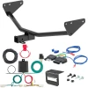 For 22-27 Mitsubishi Outlander w/o factory tow PKG - Exc PHEV Trailer Hitch + Wiring 5 Pin Curt 13487 2 inch Tow Receiver