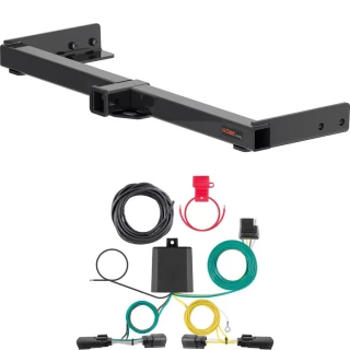 For 2021-2024 Jeep Grand Cherokee L Trailer Hitch + Wiring 4 Pin Fits All Models Curt 13491 56473 2 inch Tow Receiver