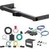 For 2021-2024 Jeep Grand Cherokee L Trailer Hitch + Wiring 5 Pin Fits All Models Curt 13491 2 inch Tow Receiver