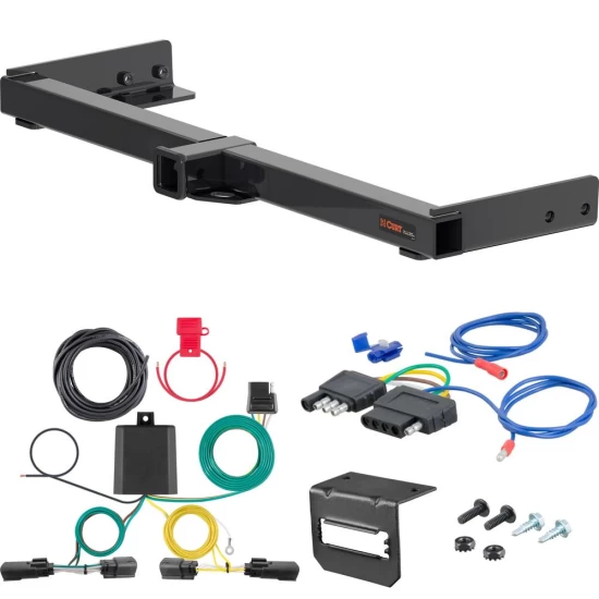 For 2021-2024 Jeep Grand Cherokee L Trailer Hitch + Wiring 5 Pin Fits All Models Curt 13491 2 inch Tow Receiver