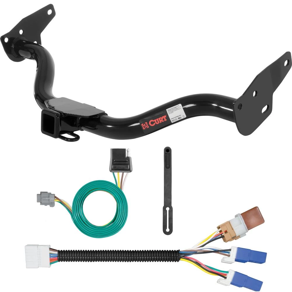 For 2005-2015 Nissan Xterra Trailer Hitch + Wiring 4 Pin Fits All Models Curt 13514 56225 2 inch Tow Receiver