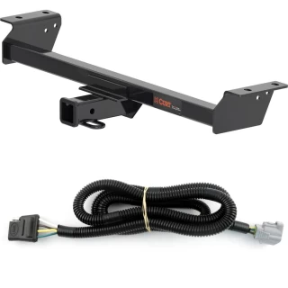 For 2016-2022 Lexus RX450h Trailer Hitch + Wiring 4 Pin Fits Models w/ factory Tow Package Excluding F Sport Curt 13515 56083 2 inch Tow Receiver