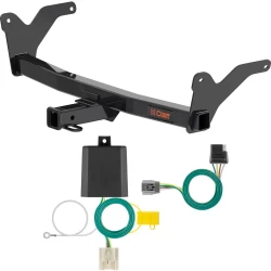 For 2024 Toyota Grand Highlander Trailer Hitch + Wiring 4 Pin Fits All Models Curt 13519 56524 2 inch Tow Receiver