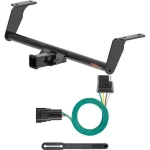 For 2021-2023 Buick Envision Trailer Hitch + Wiring 4 Pin Fits w/ factory trailer connector Curt 13522 56325 2 inch Tow Receiver