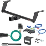 For 2021-2023 Buick Envision Trailer Hitch + Wiring 5 Pin Fits w/ factory trailer connector Curt 13522 2 inch Tow Receiver