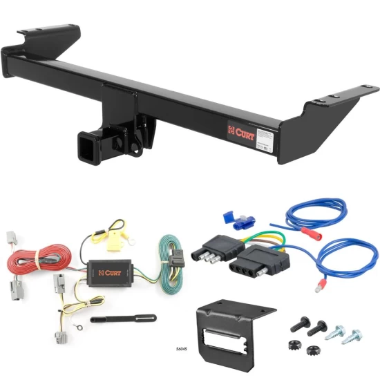 For 2005-2014 Volvo XC90 Trailer Hitch + Wiring 5 Pin Fits All Models Curt 13559 2 inch Tow Receiver