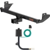 For 24-25 Mazda CX-90 2025 CX-70 Trailer Hitch + Wiring 4 Pin Curt 13568 56494 2 inch Tow Receiver