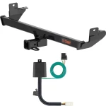 For 2024 Mazda CX-90 Trailer Hitch + Wiring 4 Pin Fits All Models Curt 13568 56494 2 inch Tow Receiver