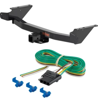 For 2023-2024 Chevy Colorado Trailer Hitch + Wiring 4 Pin Fits All Models Curt 13576 58044 2 inch Tow Receiver