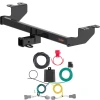 For 23-26 Nissan ARIYA All Models Trailer Hitch + Wiring 4 Pin Curt 13588 56511 2 inch Tow Receiver