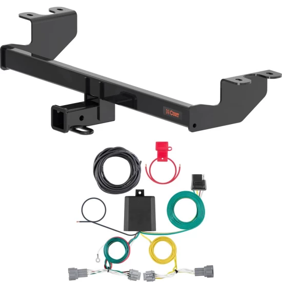 For 2023-2024 Nissan ARIYA Trailer Hitch + Wiring 4 Pin Fits All Models Curt 13588 56511 2 inch Tow Receiver