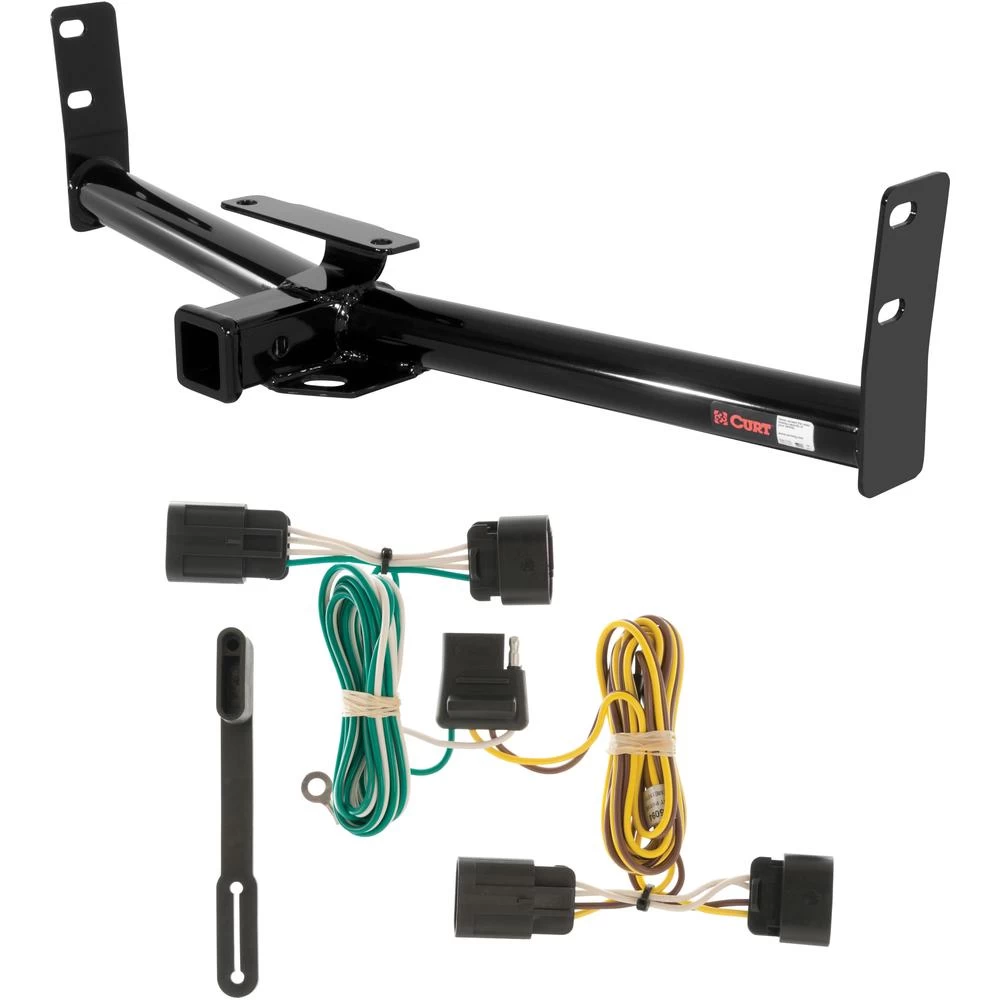 For 2010-2017 Chevy Equinox Trailer Hitch + Wiring 4 Pin Fits All Models Curt 13591 56094 2 inch Tow Receiver