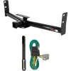 For 10-17 Chevrolet Equinox GMC Terrain w/ Factory Tow PKG Trailer Hitch + Wiring 4 Pin Curt 13591 56210 2 inch Tow Receiver