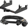 For 2020-2024 GMC Sierra 2500 HD Trailer Hitch + Wiring 4 Pin Except factory receiver Curt 14005 55384 2 inch Tow Receiver
