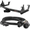 For 2015-2019 Chevy Silverado 2500 HD Trailer Hitch + Wiring 4 Pin Fits 8' bed except factory receiver Tommy Gate or cab & chassis Curt 14010 55384 2 inch Tow Receiver