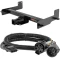 For 2015-2024 Ford Transit 250 Trailer Hitch + Wiring 4 Pin Fits Models w/ Existing USCAR 7-way Curt 14012 55384 2 inch Tow Receiver
